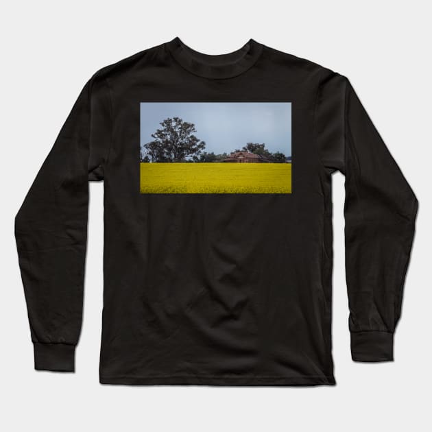 Canola Harvest Long Sleeve T-Shirt by Withns